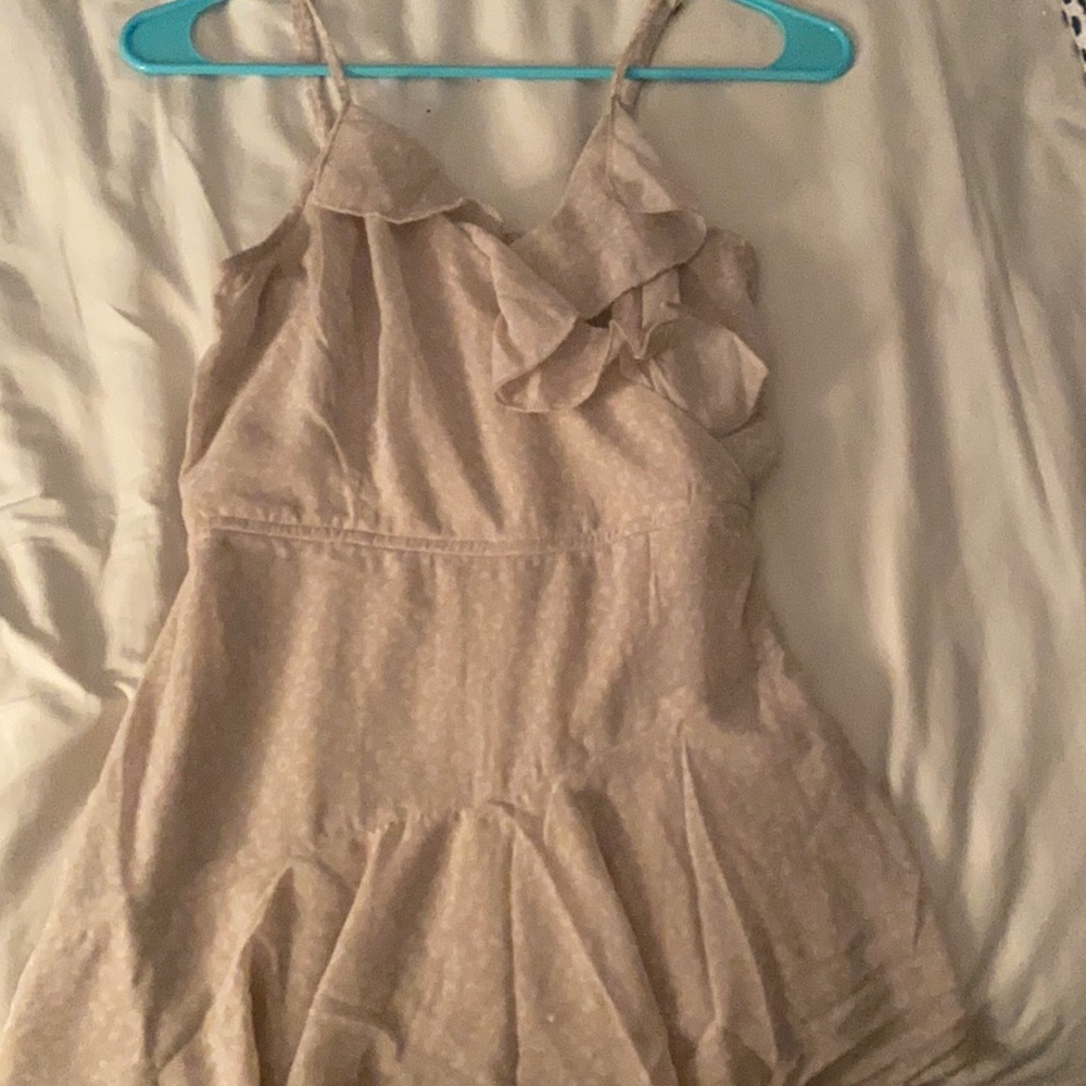 light pink cheetah dress/romper